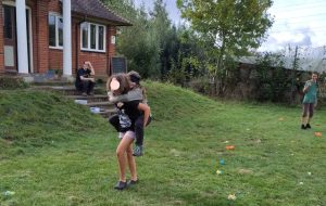 Children playing at Peers' Projects meet-up